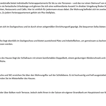 Апартаменты Atlantik - Strandstr 17, App 24a Веннингштедт